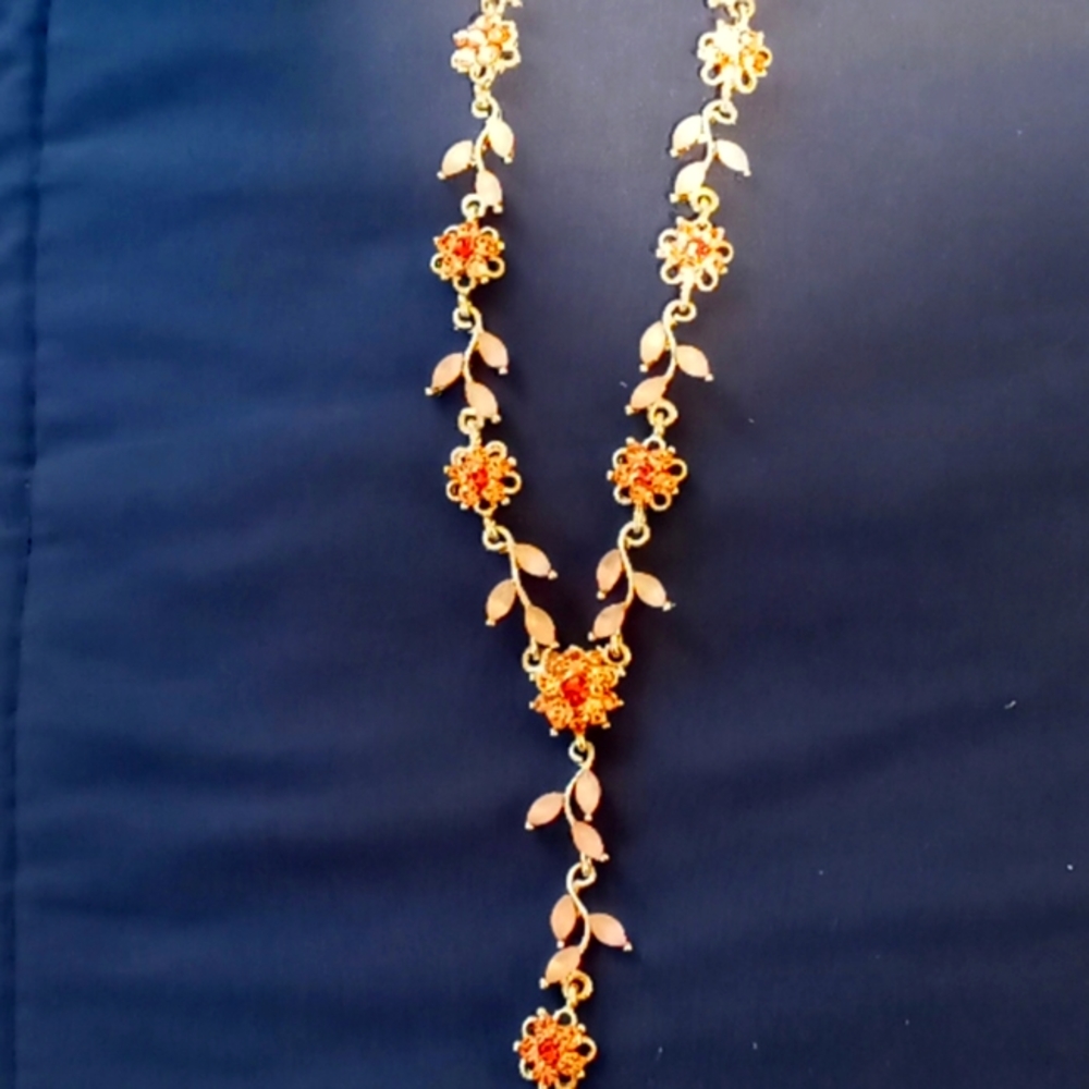 Earrings and necklace set